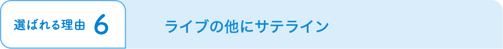 ライブの他にサテライン